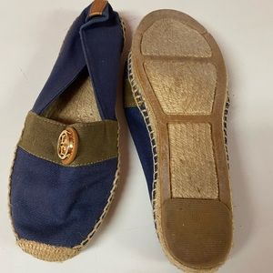Tory Burch espadrilles.
